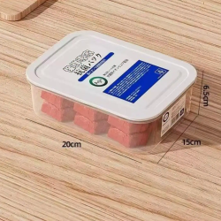 5 Pcs Freezer/Fridge Containers 5 Pcs Freezer/Fridge Containers