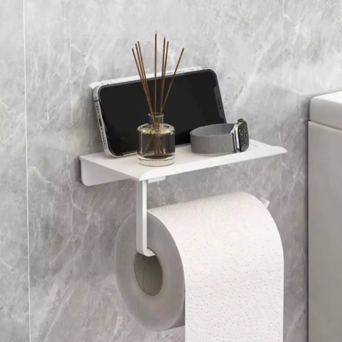 Simple Self-Adhesive Toilet Paper Holder