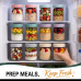 3 Pc Set Glass Food Storage Container