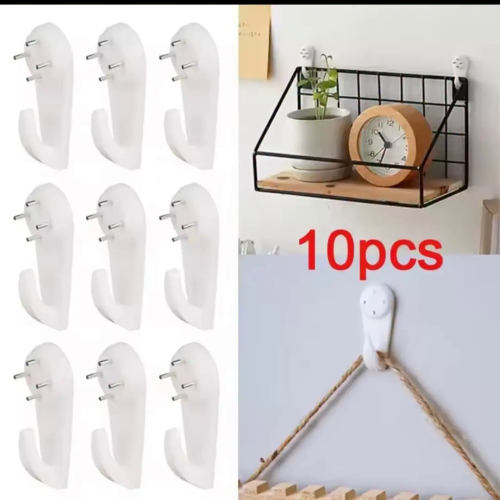 10 Pcs Traceless Wall Hanging Hooks 10 Pcs Traceless Wall Hanging Hooks