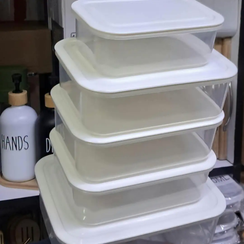 5 Pcs Freezer/Fridge Containers 5 Pcs Freezer/Fridge Containers