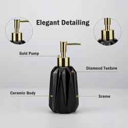 Light Luxury Ceramic Soap Dispenser