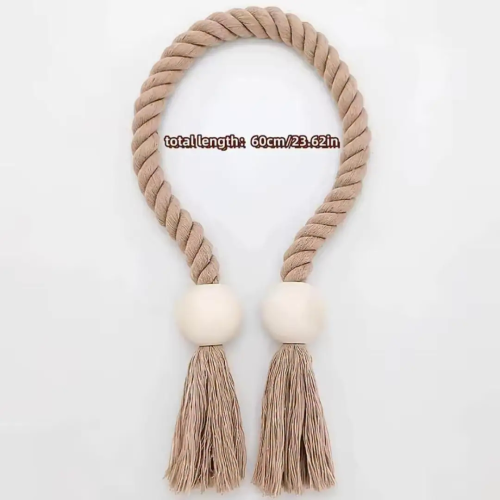 2 Pcs Boho Style Magnetic Curtain Tie Backs