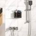 Wall Mounted Carbon Metal Toothbrush Holder