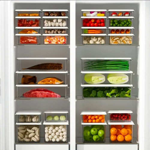 3 Pcs Refrigerator Crisper Storage Box