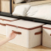 Foldable Fabric Storage Box with Cover and Handle
