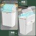 Wall-Mounted Trash Can With Lid