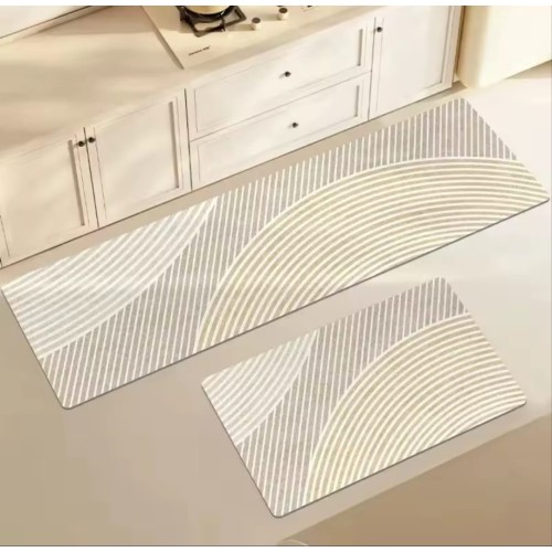2pcs Kitchen Mat with Anti-Slip Rubber 2pcs Kitchen Mat with Anti-Slip Rubber
