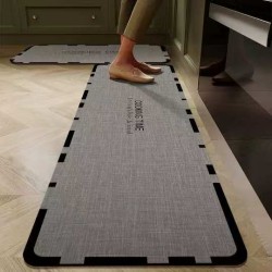2pcs Absorbent Rubber Bottom Antislip Kitchen Mat 2pcs Absorbent Rubber Bottom Antislip Kitchen Mat