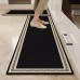 2pcs Absorbent Rubber Bottom Antislip Kitchen Mat