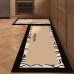 2pcs Absorbent Rubber Bottom Antislip Kitchen Mat