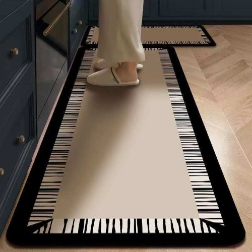 2pcs Absorbent Rubber Bottom Antislip Kitchen Mat 2pcs Absorbent Rubber Bottom Antislip Kitchen Mat