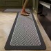 2pcs Absorbent Rubber Bottom Antislip Kitchen Mat