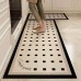 2pcs Absorbent Rubber Bottom Antislip Kitchen Mat
