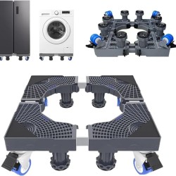 Adjustable Washing Machine & Refrigerator Base Stand