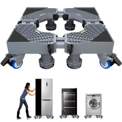 Adjustable Washing Machine & Refrigerator Base Stand