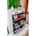 3-Tier Flip Shoe Cabinet with Drawers