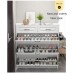 3-Tier Flip Shoe Cabinet with Drawers
