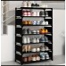 7 Tier Shoe Rack – Space-Saving Steel Shoe Organizer