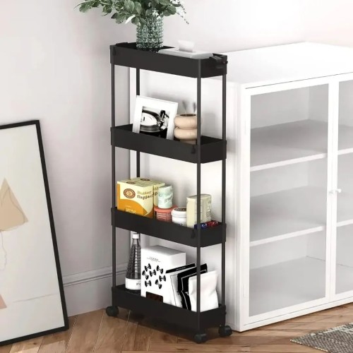 4 Layer Multipurpose Storage Rack with Wheels