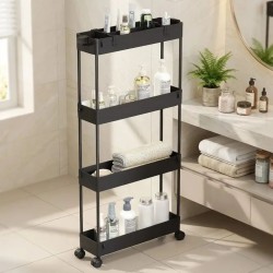 4 Layer Multipurpose Storage Rack with Wheels