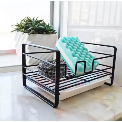 Sink Caddy with Draining Tray for Kitchen Storage