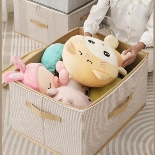 Extra Large Capacity Collapsible Zipper Storage Boxes
