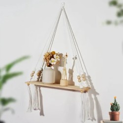 Macrame Wall Hanging Shelf