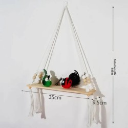Macrame Wall Hanging Shelf