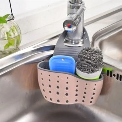 Hanging Adjustable Strap Faucet Caddy Sink Caddy