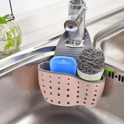 Hanging Adjustable Strap Faucet Caddy Sink Caddy