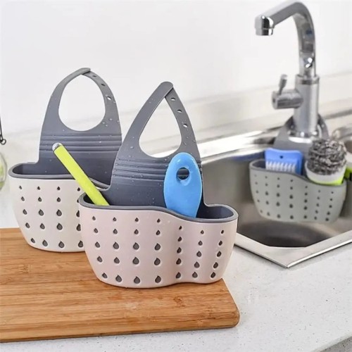 Hanging Adjustable Strap Faucet Caddy Sink Caddy