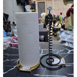 Spiral Wrought Iron Tissue Or Towel Roll Holders