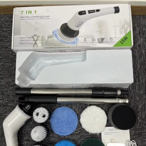 Rechargeable 7-in-1 Spin Scrubber Brush