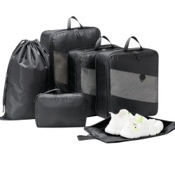 6 Pcs Travel Storage Compression Cubes