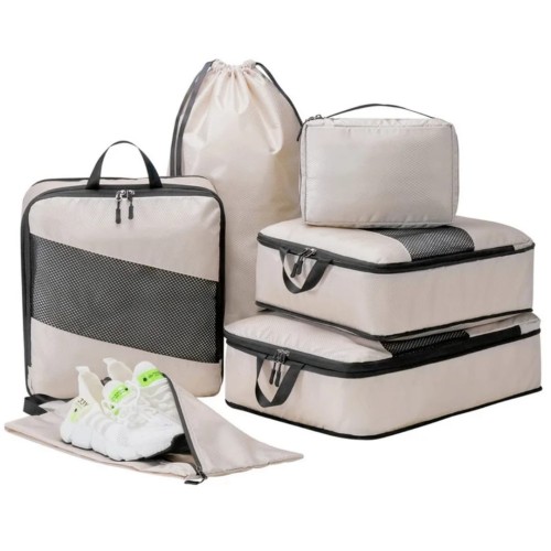 6 Pcs Travel Storage Compression Cubes
