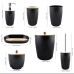 7 In 1 Bathroom Accessories Set with Wooden Top