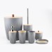 7 In 1 Bathroom Accessories Set with Wooden Top