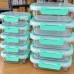 10 Pcs Set Food Grade Glass Storage Containers