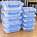 10 Pcs Set Food Grade Glass Storage Containers