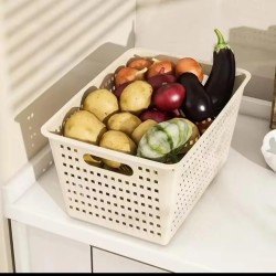 Plastic Plain Storage Baskets