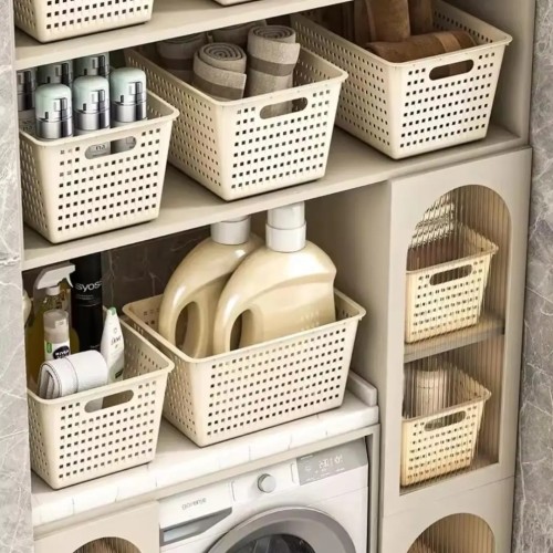 Plastic Plain Storage Baskets