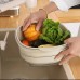 Double Layer Acrylic and Plastic Kitchen Colander