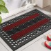 3D Hollow Oval Entryway Doormat