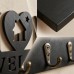 Wall-Mounted Wooden Key Holder