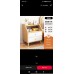 Modern Minimalist Tapered 2-Drawer BedSide Table