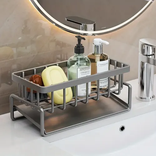 5-in-1 Kitchen Caddy with Water Draining Tray – Smart Organizer for a Cleaner Home 5-in-1 Kitchen Caddy with Water Draining Tray – Smart Organizer for a Cleaner Home