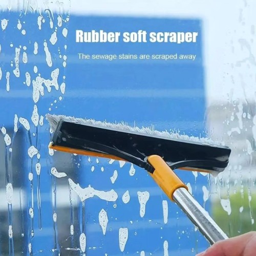 Innovative Durable 3-in-1 Floor Scrub Brush with Squeegee Innovative Durable 3-in-1 Floor Scrub Brush with Squeegee