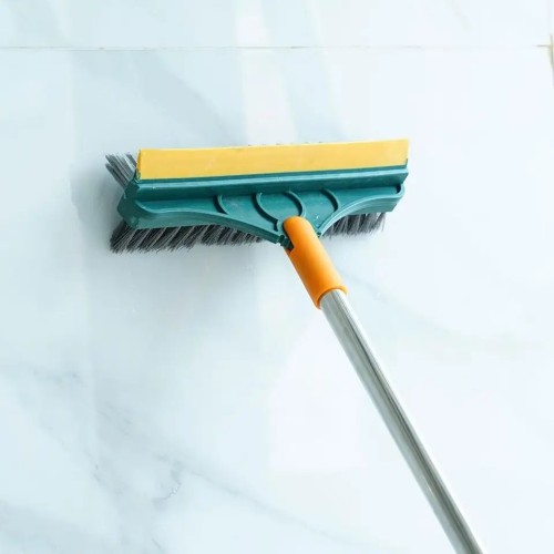 Innovative Durable 3-in-1 Floor Scrub Brush with Squeegee Innovative Durable 3-in-1 Floor Scrub Brush with Squeegee