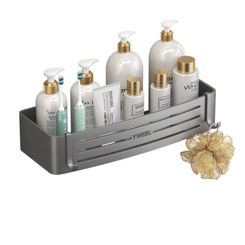 2pcs Aluminum Bathroom Shelves – Stylish, Durable & Space-Saving Storage